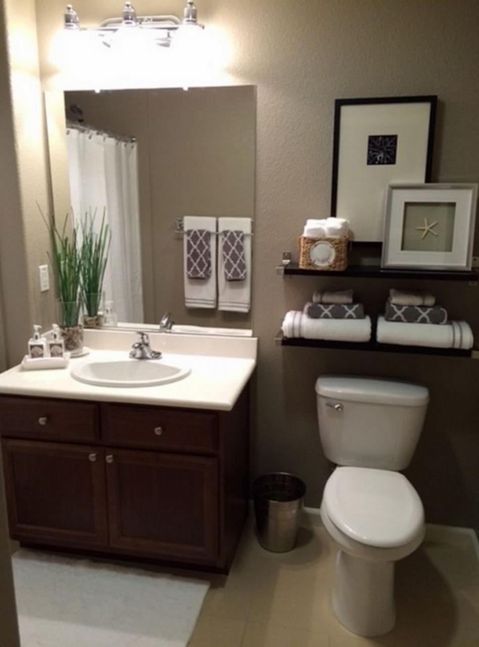 Cool 25 Simple and Elegant Bathroom Decorating Ideas For Your Apartment