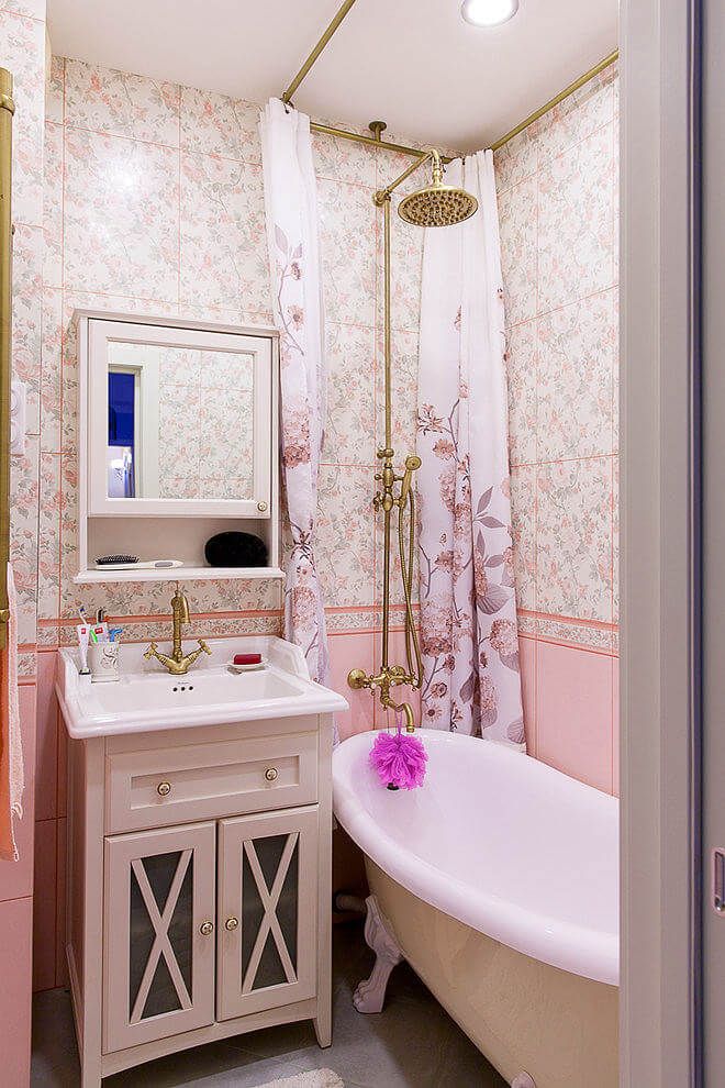 Bathroom Ideas 51 Pink Bathrooms Design Ideas Small apartment