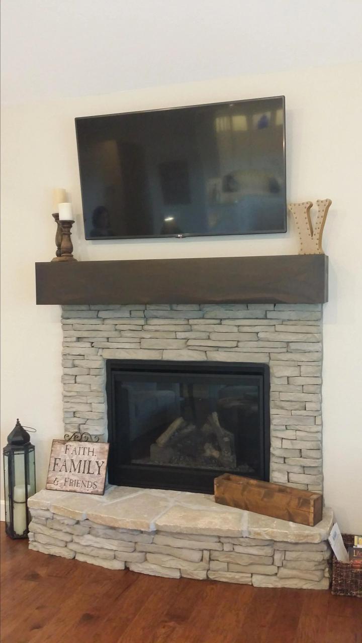 Buy Custom Made Fireplace Mantel With Hidden Storage, made to order