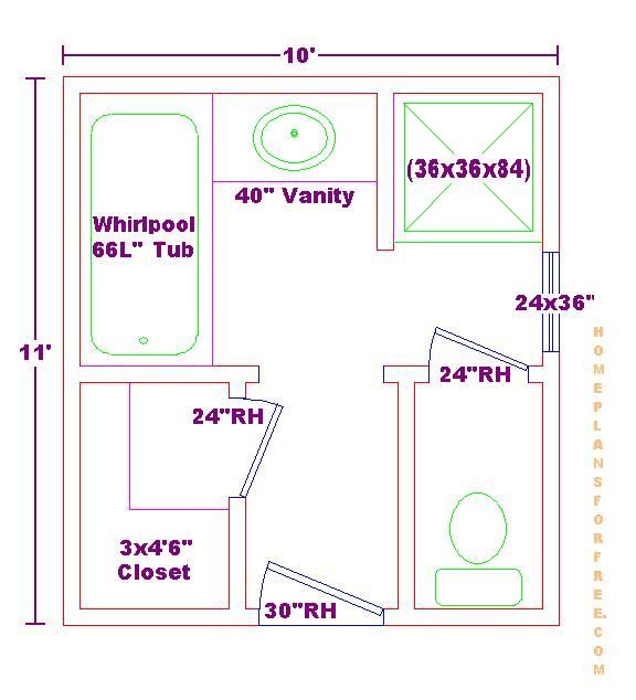 Master Bathroom Floor Plans 13 X 9 Bath Ideas 10x11 Floor Plan Bath