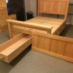 Farmhouse Storage Bed With Hidden Drawer Concealment furniture, Diy