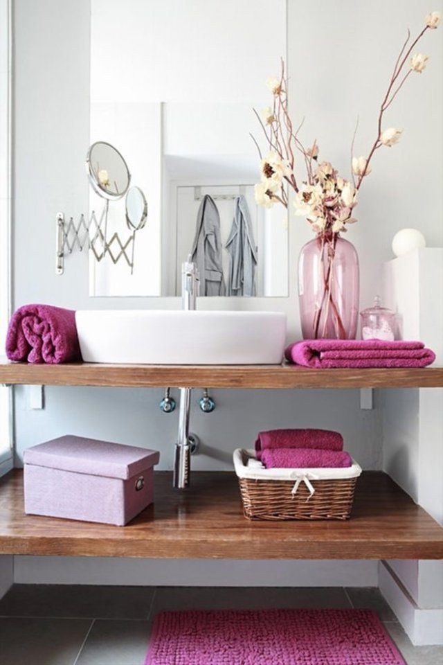 Home Tones Dry Rose Eclectic bathroom, Interior, Decor