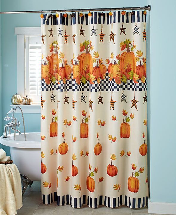 Pumpkin & Stars Bathroom Collection Accessories Country Fall Harvest