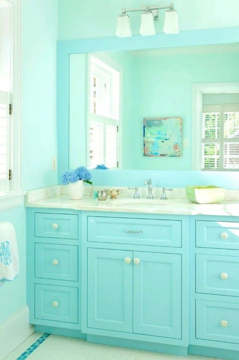 Inspiring Bathroom Decor Ideas With Turquoise Color To Consider 36 in