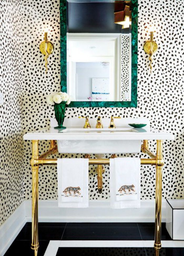 cheetah bathroom Honestly JamieHonestly Jamie