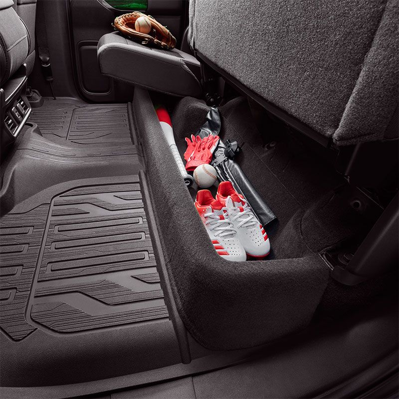 Contain organize and conceal items under the seat of your Next