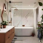 Minimalist Bathroom Ideas Pinterest via Bathroom Ideas Double Vanity