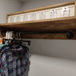Laundry room hanger bar and shelf. r/woodworking