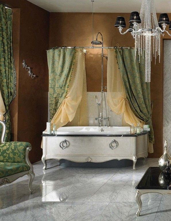 25+ Awesome Rustic Italian Bathroom Ideas Classic bathroom furniture