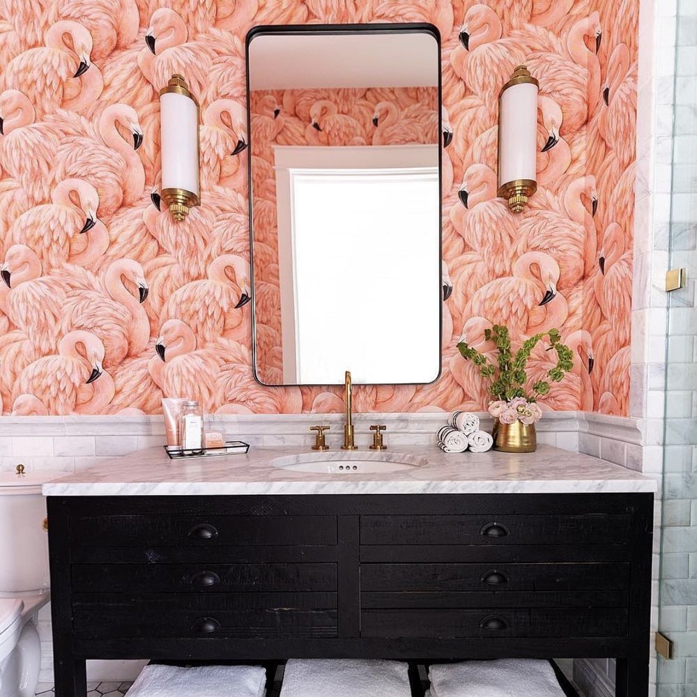 Flamingo Flamingo bathroom decor, Flamingo bathroom, Bathroom decor