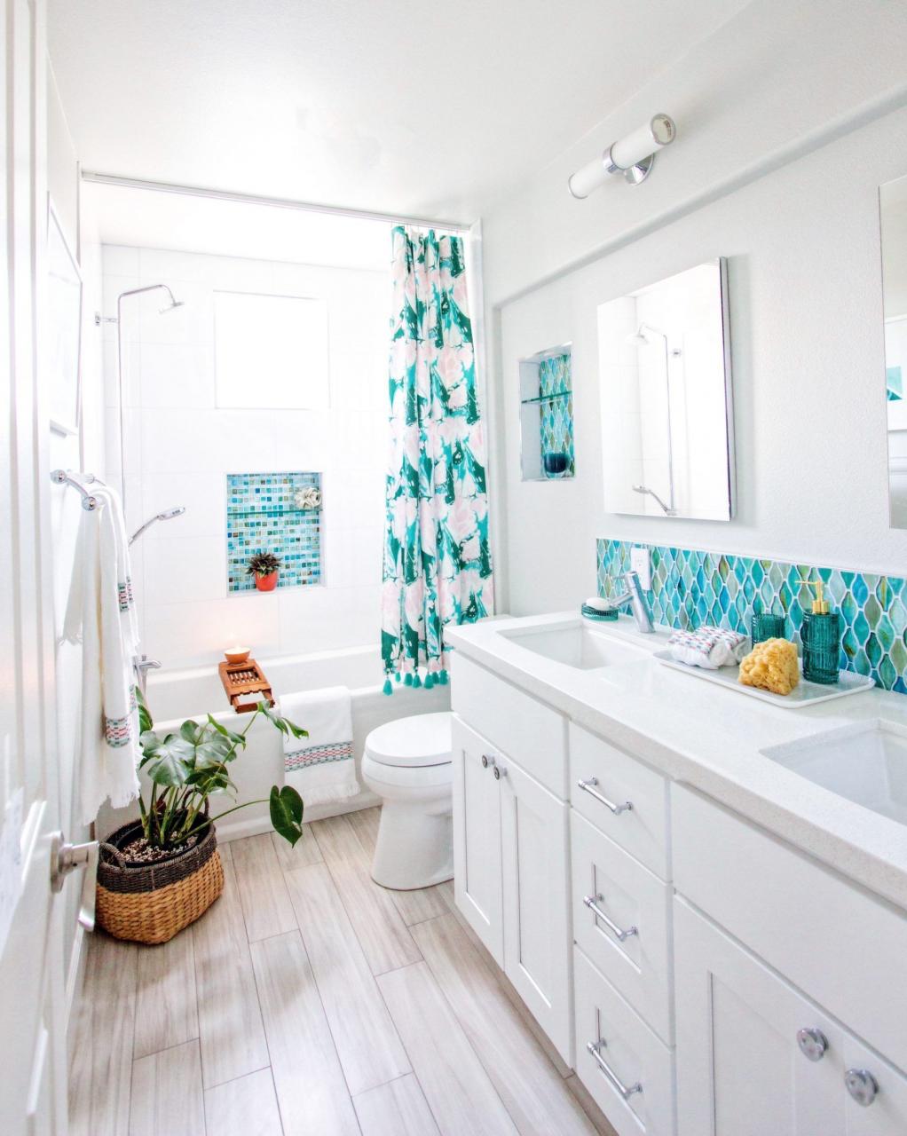 Summer Bathroom Refresh Anita Yokota Shared bathroom, Summer home