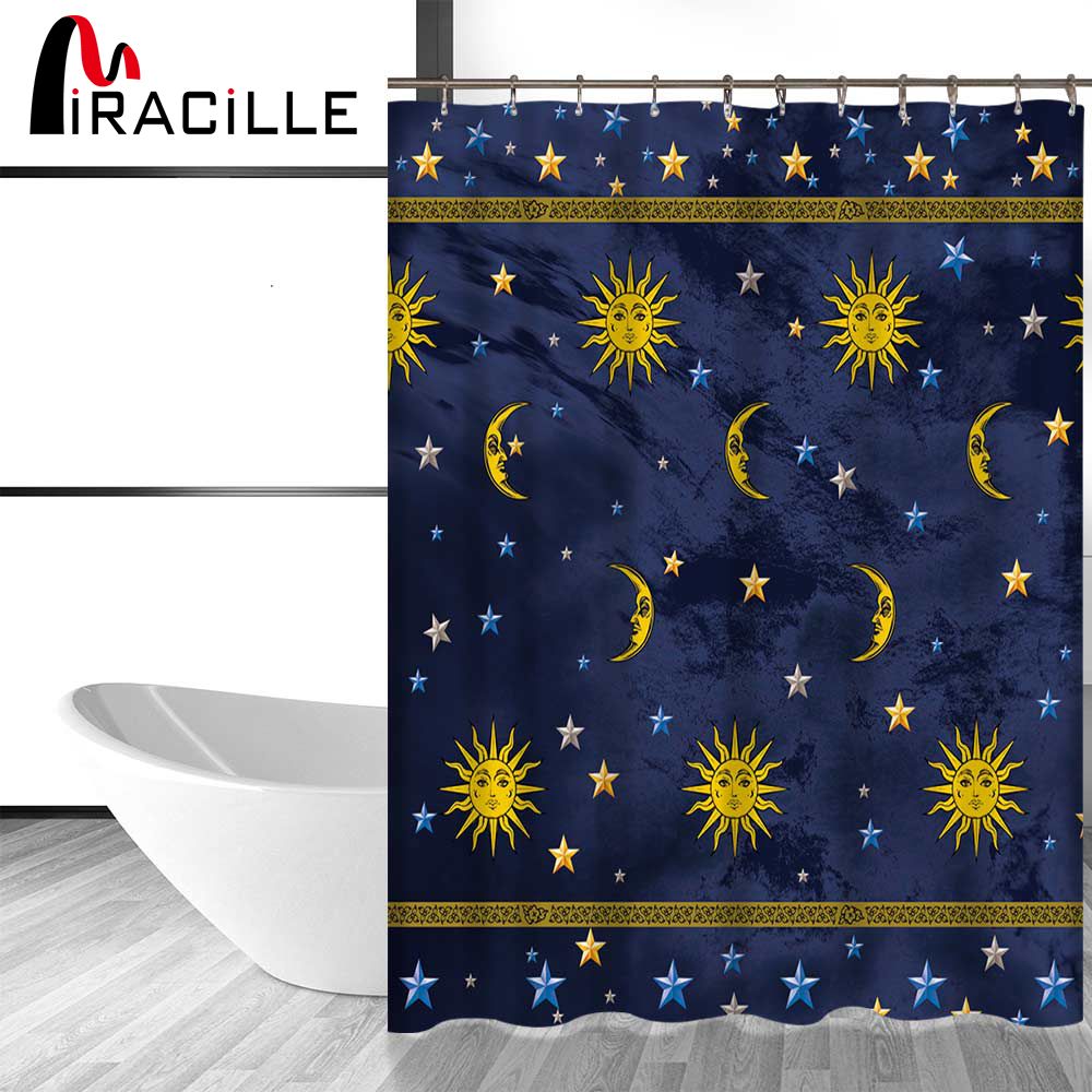 Miracille Sun Moon and Star Creative Stylish Design Bathroom Bath