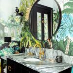 This Designer's Whimsical Bathroom Feels Like A Lush Oasis Whimsical