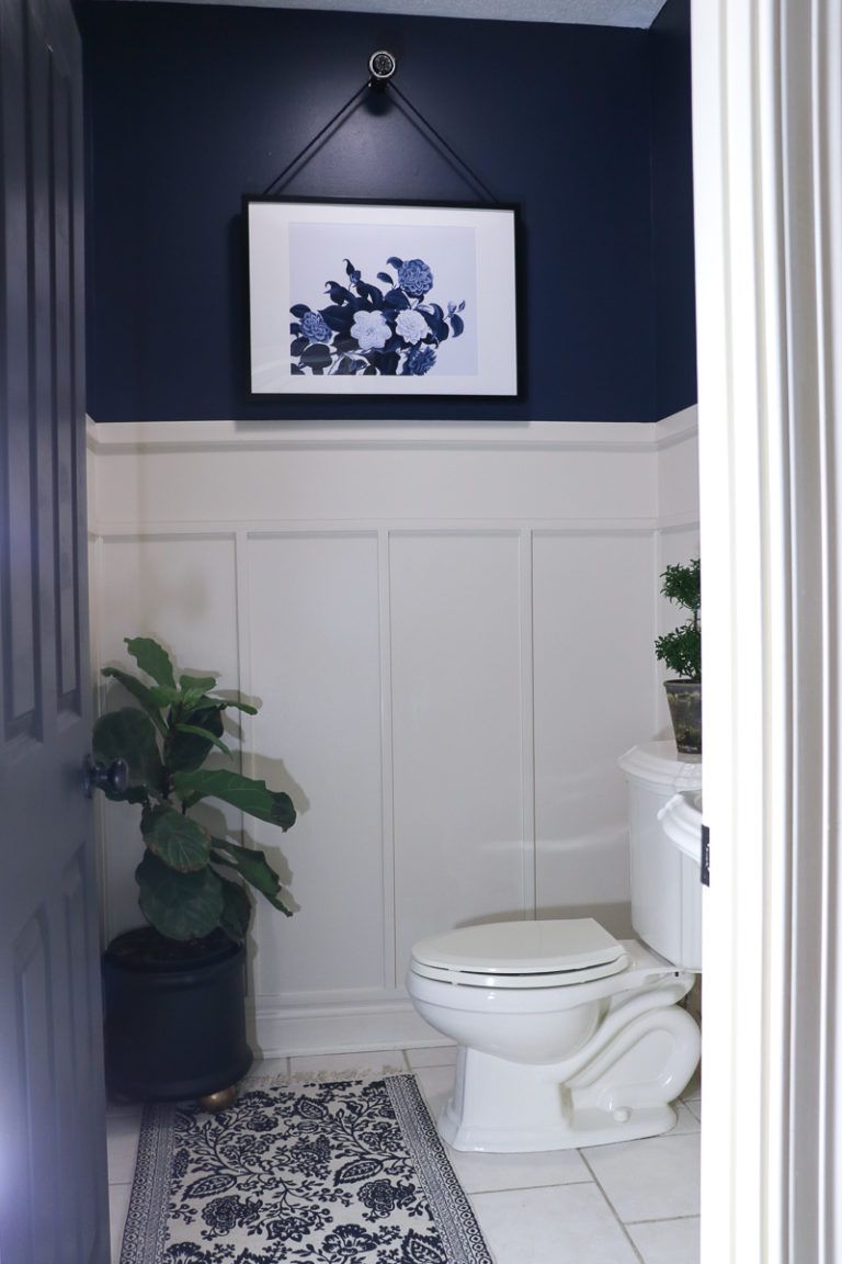 Navy Bath Makeover Sincerely, Sara D. Home Decor & DIY Projects