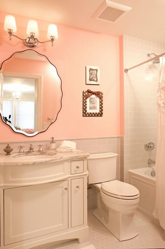 10+ Peach Bathroom Ideas