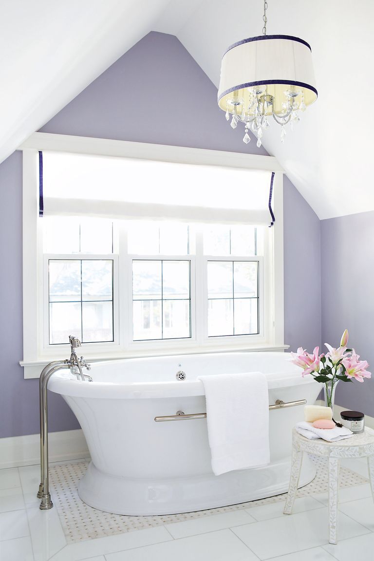 The Best Colors to Give Your Bathroom a New Look in 2020 Purple