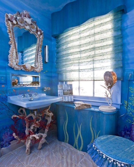 underwater bathroom Google Search Sea theme bathroom, Under the sea