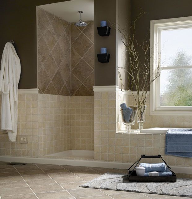 Add Style to a Bathroom with Tile Patterns Stylish bathroom