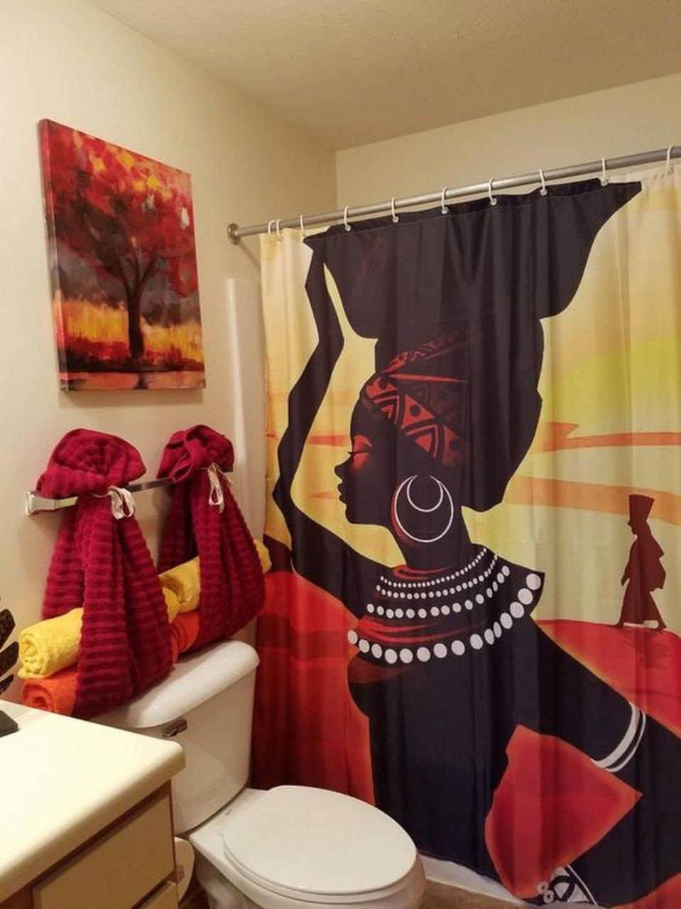 Pin by Bilaal on African woman Bathroom decor apartment, African home