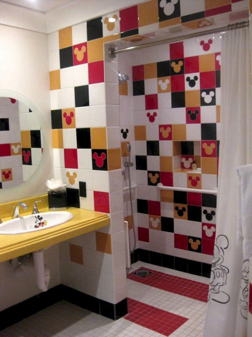 35+ Best Mickey Mouse Bathroom Collection Ideas For Your Kids Bathroom