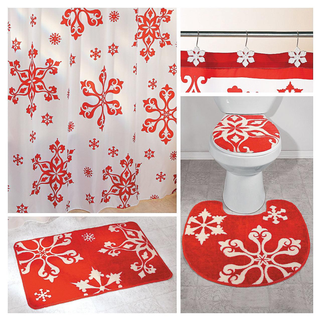 Holiday Snowflake Bathroom Collection Holiday