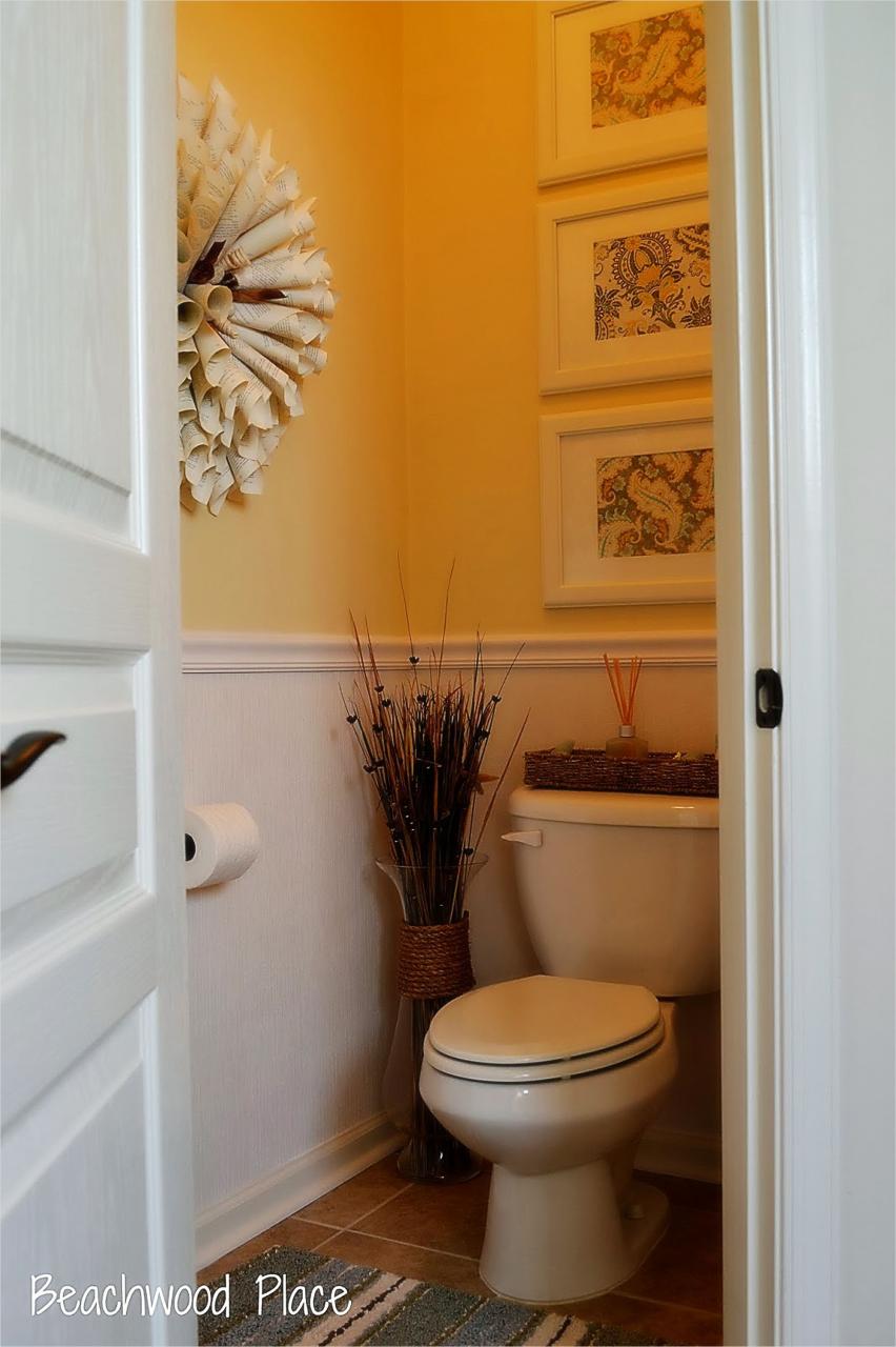 42 Perfect Guest Bathroom Decorating Ideas DecoRecent Half bathroom