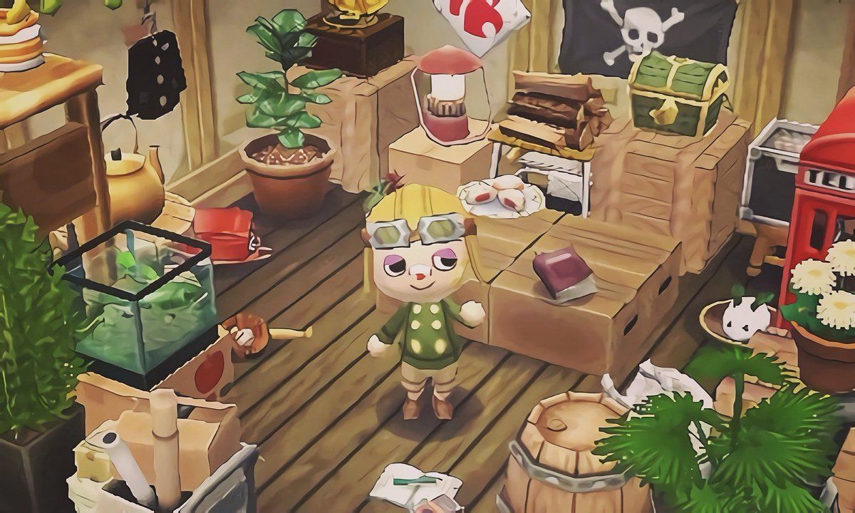 Acnl Secret Storage Room Animal Crossing Room Acnl Leaf House Designs