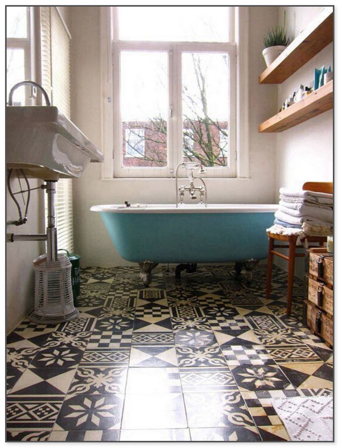 Decorative Bathroom Floor Tiles Home Improvement