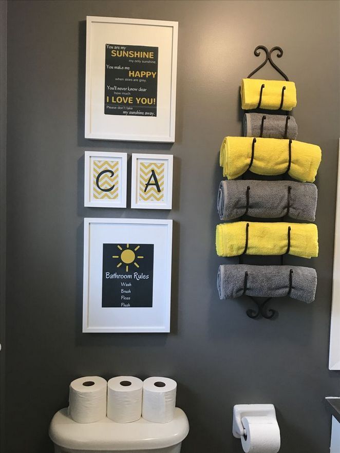 45+ Unusual Facts About Yellow and Grey Bathroom