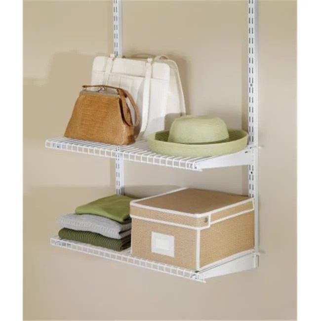 Rubbermaid Configurations Closet Shelf Kit White FG3H9103WHT