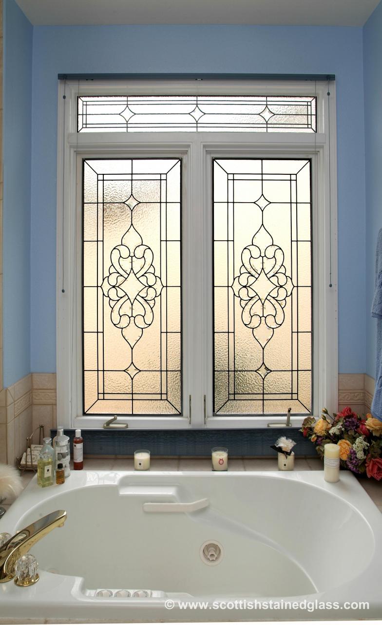 Bathroom Stained Glass Window To da loos Stained glass windows in