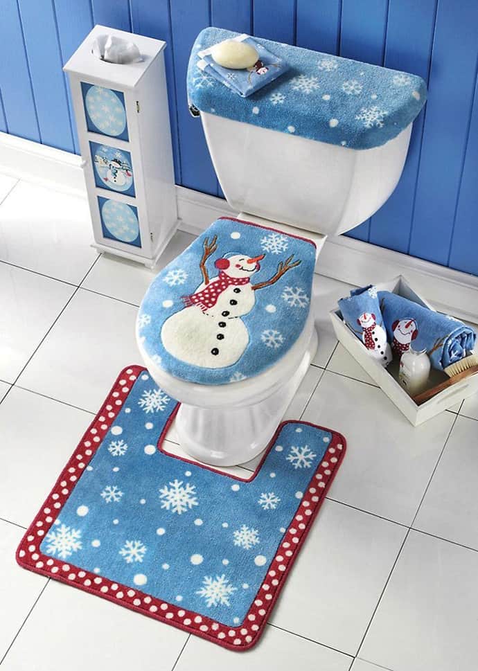 Especially for Kids Amazing Christmas Bathroom Decoration Ideas