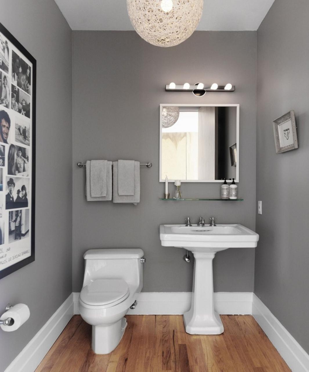 5+ Gray Bathroom Ideas 2019 [Inspiration for your Home] Bathroom wall