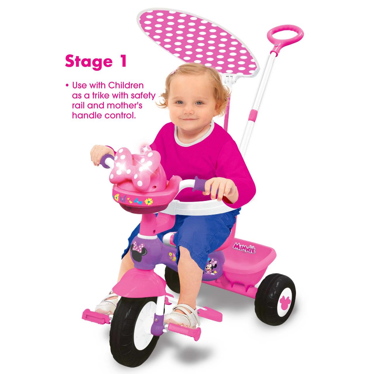 Disney Minnie Mouse Deluxe Trike RideOn with Lights and Sounds