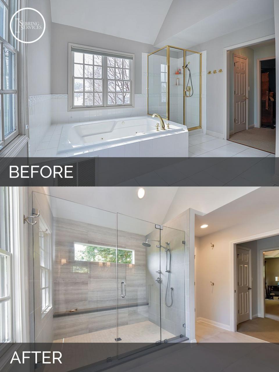 Master Bathroom Remodel Before And After Best House Design