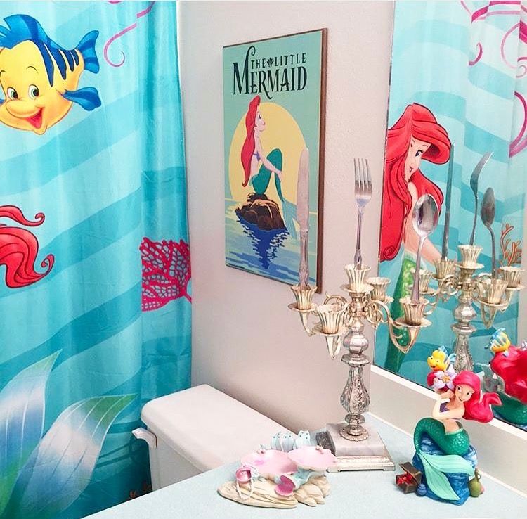 Pin by Allison Marie on DISNEY Mermaid bathroom decor, Girl bathrooms