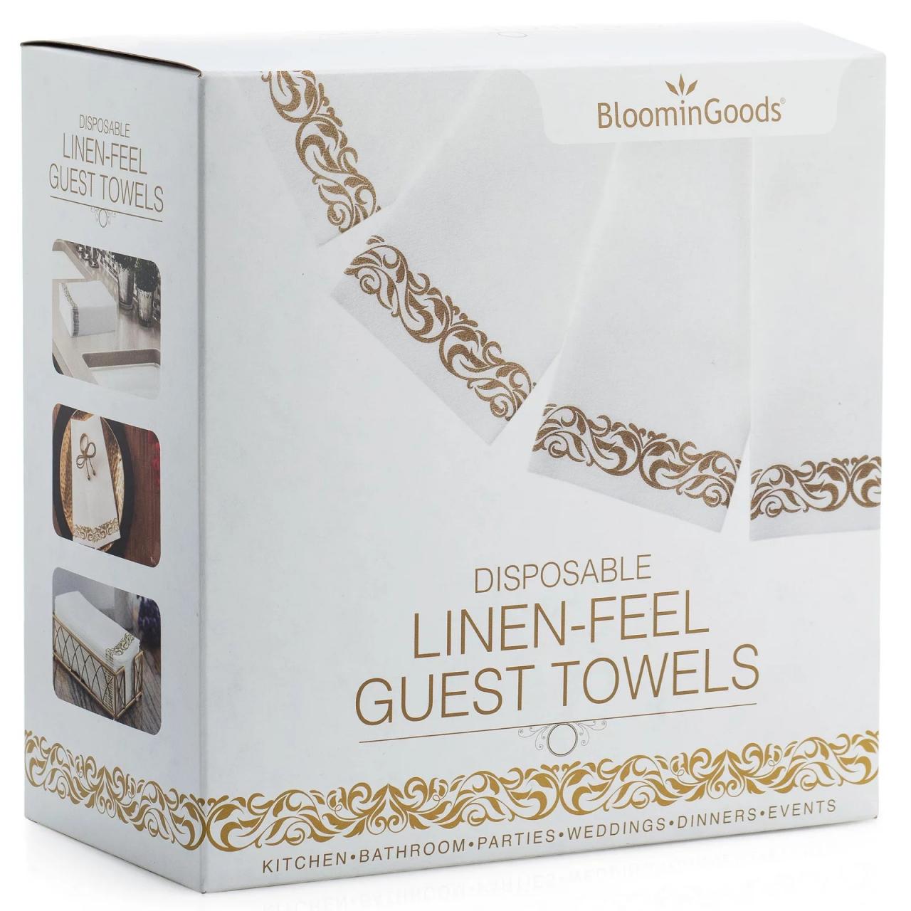 100Pack Weddings Decorative Bathroom Paper Hand Towels Events Soft