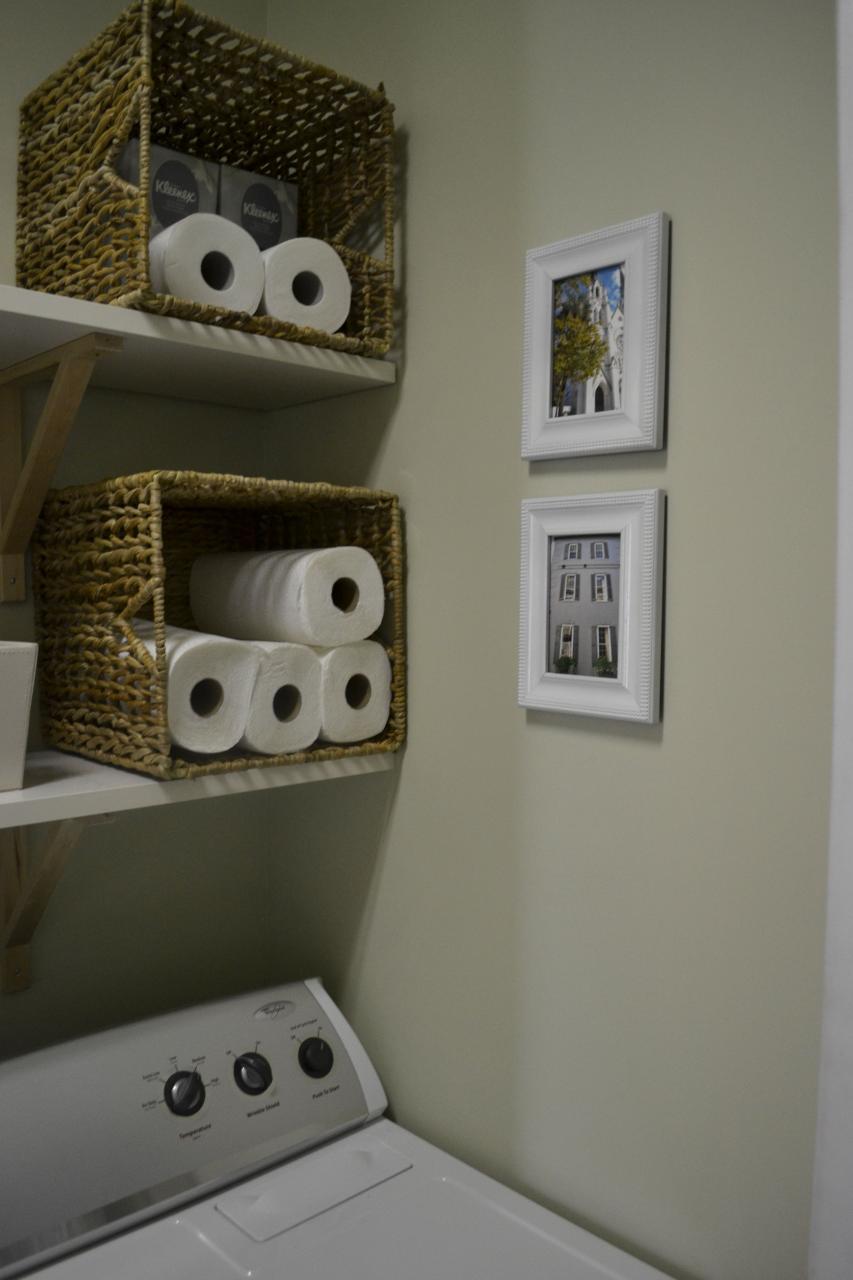 Paper towel / toilet paper pretty storage Небольшие комнаты для