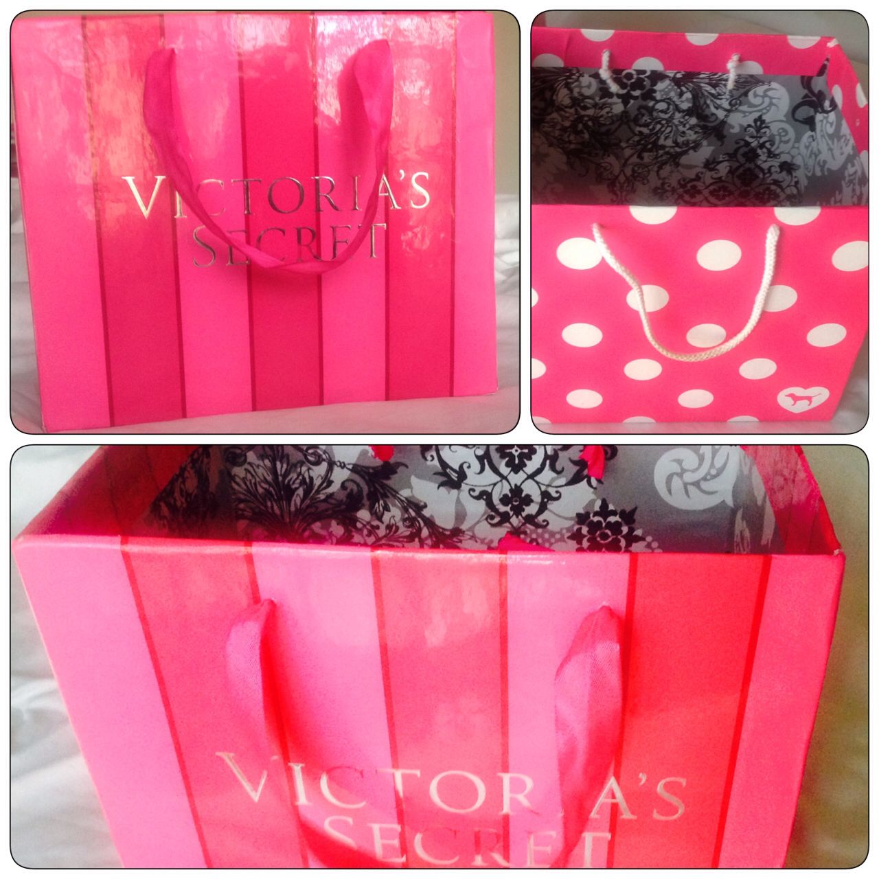 From Victoria's Secret bag to a beautiful box! Recycled Victoria's