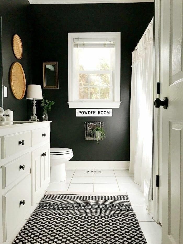 Pin by Irene Knight on Home in 2020 Black bathroom decor, Black