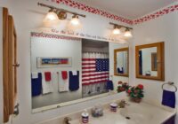 patriotic. American bathroom, Bathrooms remodel, Bathroom pictures