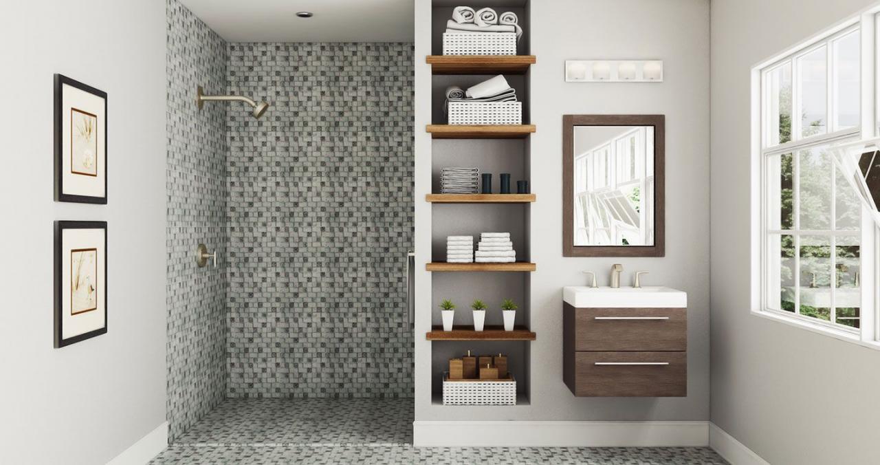 Shop our Bathrooms Department to customize your Open & Airy today at