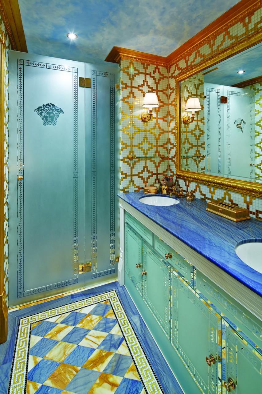 Versace Bathroom, this bathroom was completely fit out in Versace! 