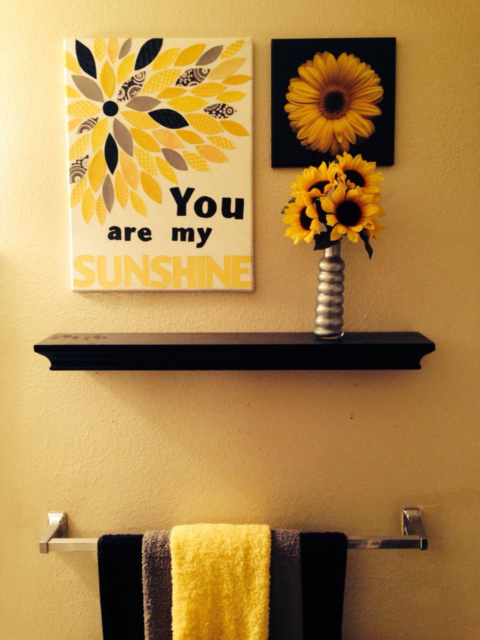 You are my sunshine bathroomthemes Bathroom decor themes, Sunflower