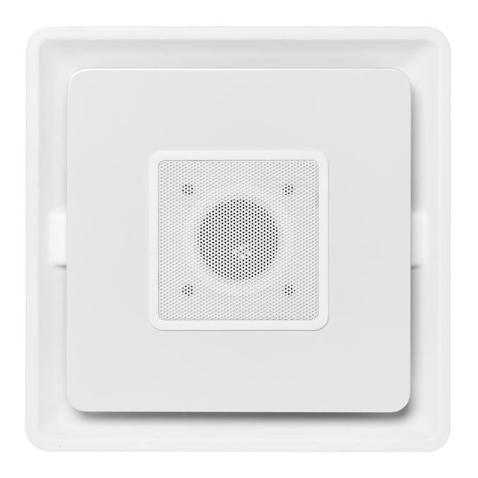 Homewerks 1.5Sone 80CFM White Decorative Lighted Bluetooth Bathroom