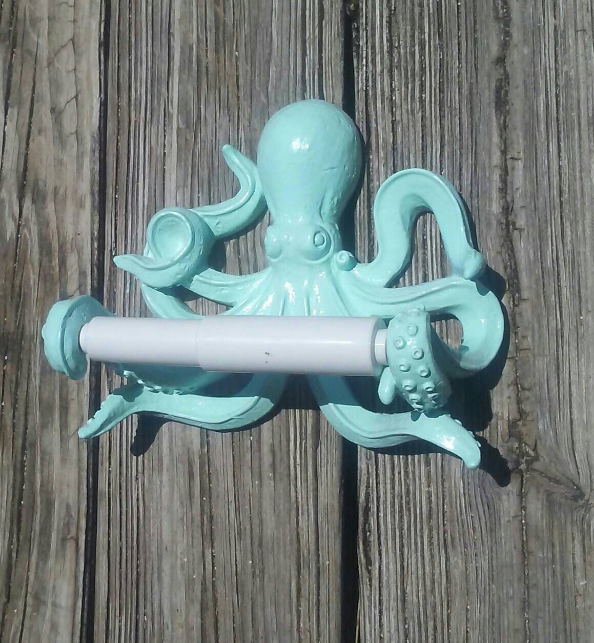 On sale Octopus bathroom decor nautical bathroom decor Beach bathroom