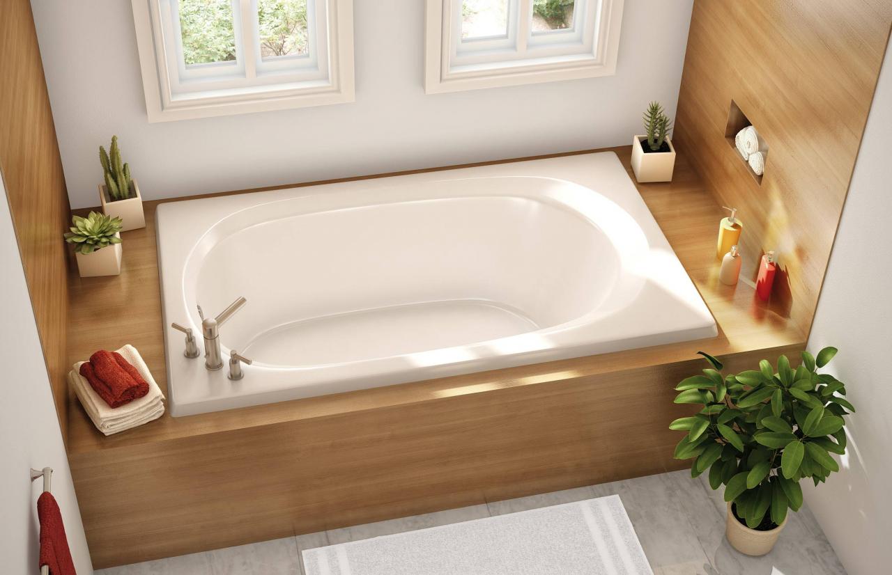 20 Bathrooms With Beautiful Drop In Tub Designs