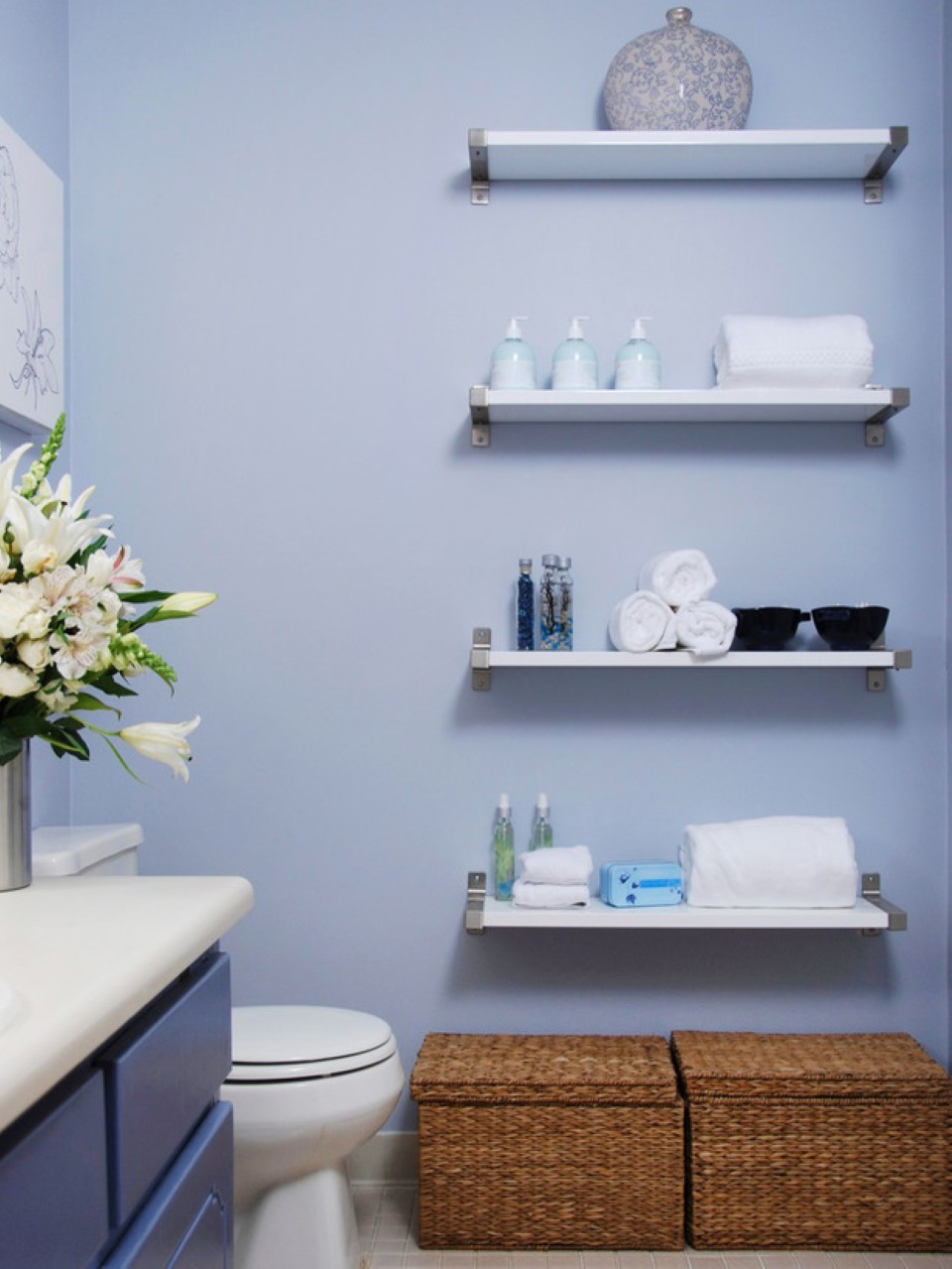 Best Bathroom Wall Shelving Idea to Adorn Your Room HomesFeed