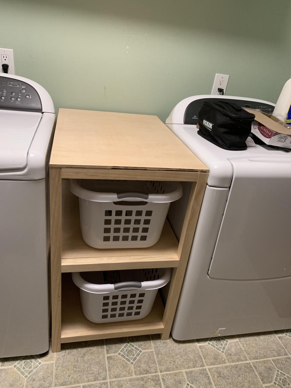 Build custom shelves for our laundry room r/somethingimade