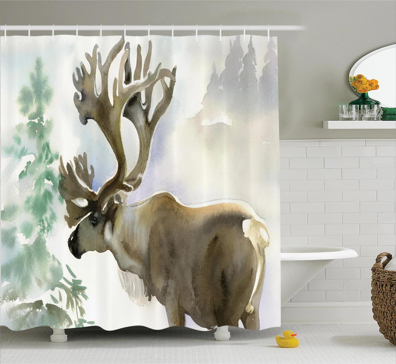 Moose Bathroom Decor / 101 best Antler bathroom decor images on